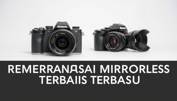 Rekomendasi Kamera Mirrorless Terbaik Terbaru